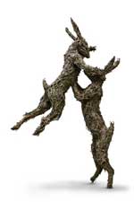 dancing hares